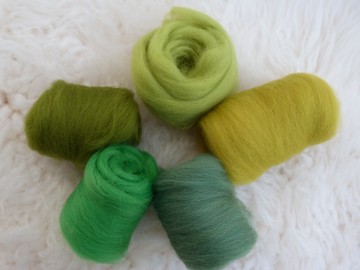 Kleurenset groene tinten