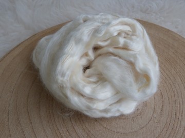 Extra gebleekte Tussah zijde