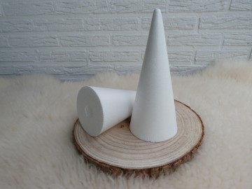 Styropor kegel 12x26cm