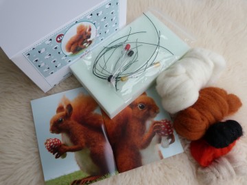 naaldvilt-pakket Eekhoorn