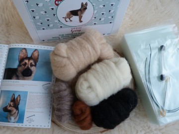 Compleet naaldvilt-pakket Herdershond