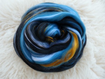 Fijne merino lontwol met Tussah zijde