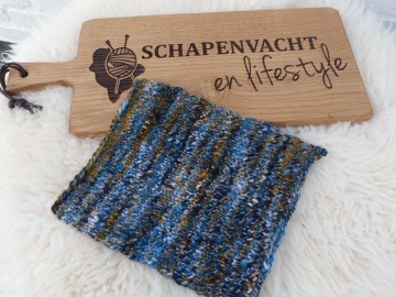 Fijne merino lontwol met Tussah zijde