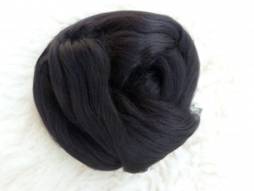 Gekleurde bamboo in lont zwart