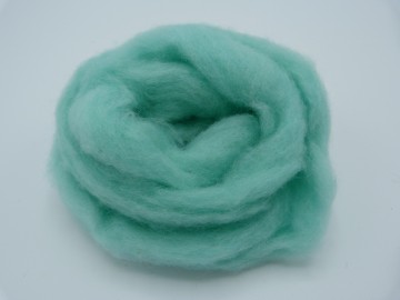 Corriedale kaardvlies in lont mint