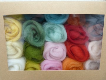 Merino lontwol Lente box