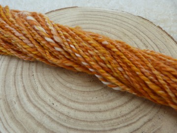 Gekleurde Corriedale/Tencel mix Sunny