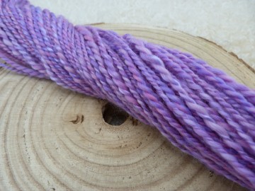 Gekleurde Corriedale/Tencel mix Bosviooltje