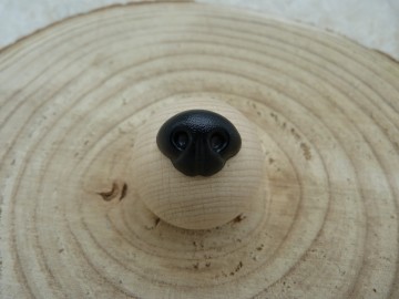 Zwarte dierenneuzen in 18 of 21 mm