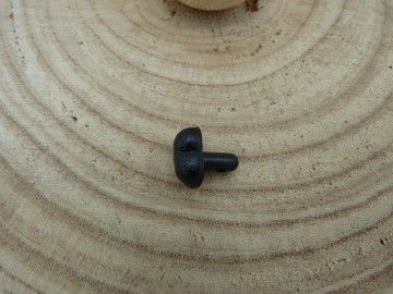 Zwarte dierenneuzen in 10/12 of 15 mm