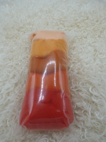 Merino lontwol 19 micron kleurenset 3