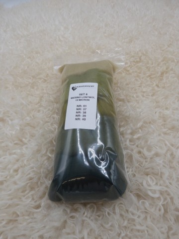 Kleurenset 8 extra fijne merino wol