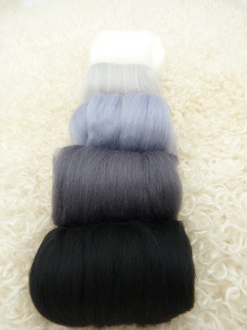 Kleurenset 12 extra fijne merino wol