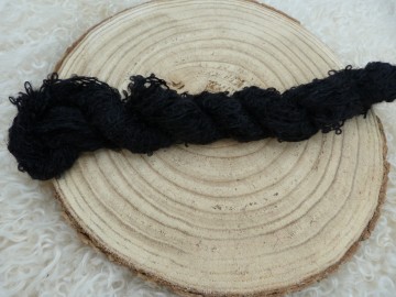 Zwart kleurig  Poppenhaar