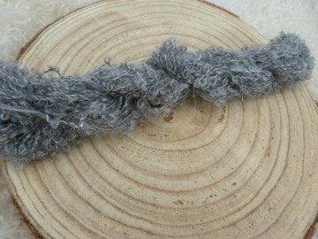 Zilver kleurig  Poppenhaar