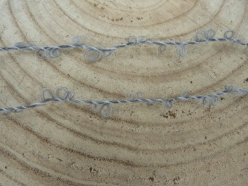 Zilver kleurig  Poppenhaar