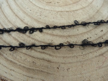 Zwart kleurig  Poppenhaar