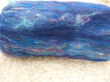 Batt met merino wol en sarizijde