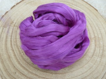 Moerbei zijde lont Paars