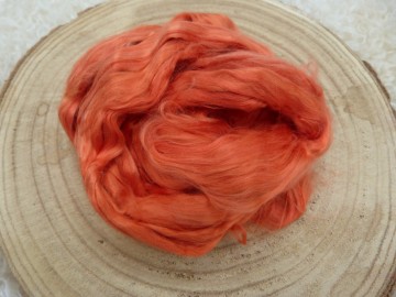 Moerbei zijde lont Oranje