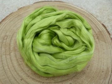 Moerbei zijde in lont lime