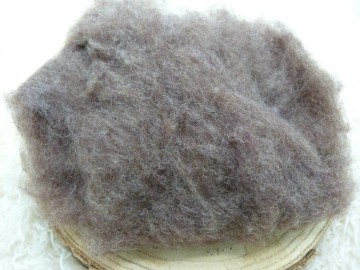 Mix van Maoriwol en Bergschaap bruin gemêleerd