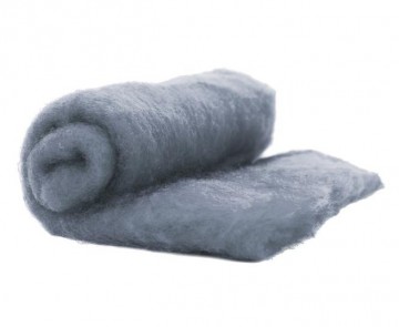 Batt Perendale kaardvlies Grijs