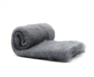 Batt Perendale kaardvlies Donker-Grijs