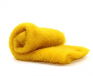 Batt Perendale kaardvlies Oker-Geel