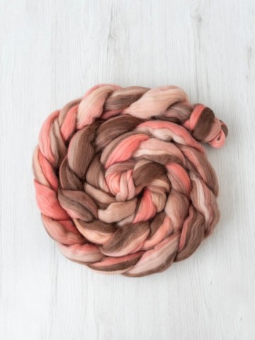 Extra fijne merino lontwol rozenstruik