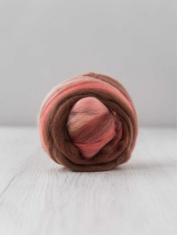 Extra fijne merino lontwol rozenstruik