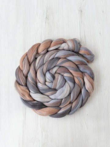 Extra fijne merino lontwol rotstuintje