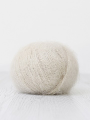 Fluffy Sand mohair zijde garen