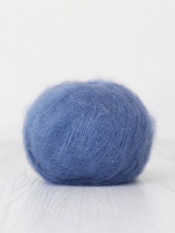 Fluffy Sapphire mohair zijde garen