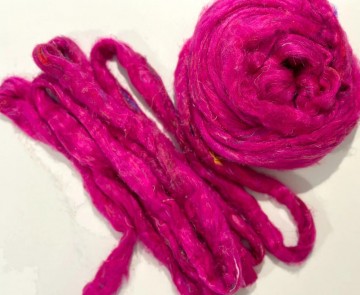 Sari Zijde Punch Handgeverfd 25 Gram