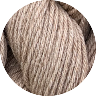 50% scheerwol, 50% baby lama taupe