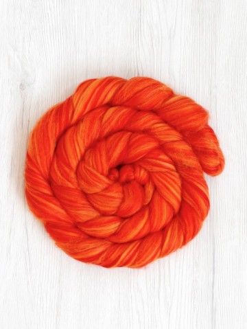 Extra fijne merino lontwol melange – Sicilian Oranges