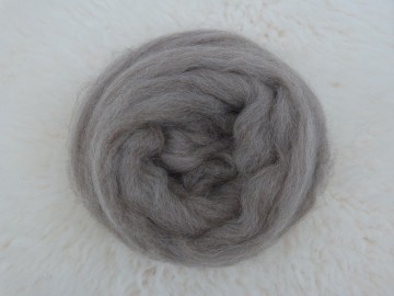 Natuurlijke havermout kleurige Bleu faced leicester lontwol