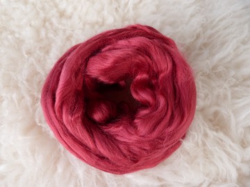 Gekleurde bamboo in lont bordeaux