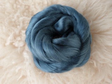 Gekleurde bamboo in lont petrol