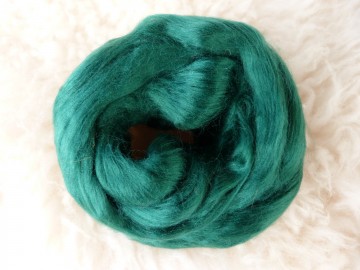 Gekleurde bamboo in lont groen