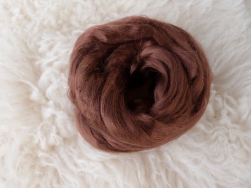 Gekleurde bamboo in lont bruin