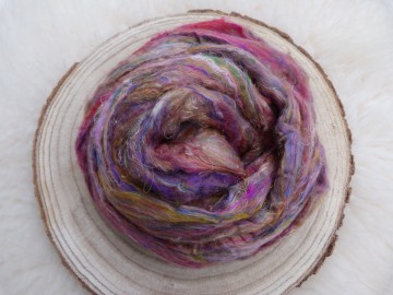 Sari silk rose kleurig