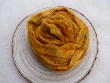 Sari zijde Golden Beach