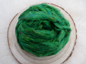 Sari zijde Fresh Garden