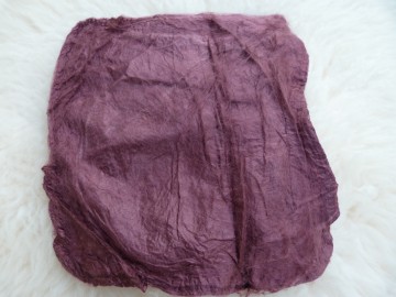 Aubergine geverfde Hankies