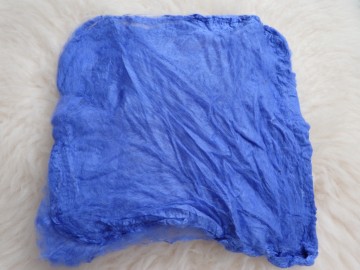 Blauw geverfde Hankies