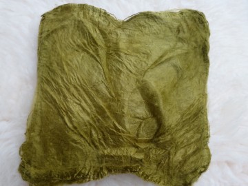 Mosgroen geverfde Hankies