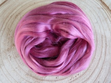 Moerbei zijde lont Roze