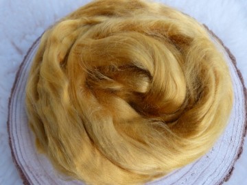 Viscose lont oker geel